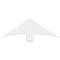 Ekena Millwork Alberta Architectural Grade PVC Gable Bracket, 48"W x 16"H x 6"D x 6"F, 8/12 Pitch GBP048X16X0606ALB00 - alternate 3